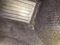 strange hole in carpet, near dead pedal-carpet1.jpg