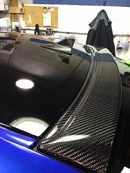 Wrapped roof,anthena carbon fiber rear window trunk spoiler-image-1702436273.jpg