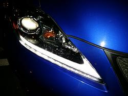New Headlights installed onto 2011 F before after pics-20140318_200424.jpg