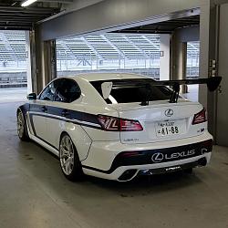 Test fitted JDM RCF wheel flares on an ISF tonight-photo717.jpg