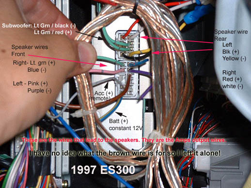 Ford Factory Amplifier Wiring Diagram from www.clublexus.com