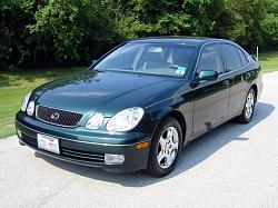 1998 Lexus GS400 sedan, 99k miles, green/tan, great condition, records - 88-gs400_front5.jpg