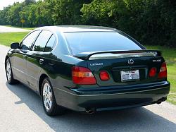 1998 Lexus GS400 sedan, 99k miles, green/tan, great condition, records - 88-gs400_back2.jpg