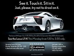 Lexus LFA at Hennessy Lexus of Gwinnett Monday, Tuesday 20th, 21st SPECIFIC TIMES-lfahennessy-2.jpg