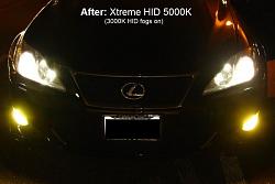 Review of new XenonDepot Xtreme 5000K HID bulbs on 2IS and CL-only discount code-front-after.jpg