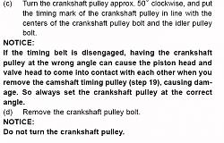 How to turn the camshaft pulley to match timing mark on the belt?-donotturn.jpg