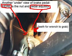 brake pedal out of adjustment??! how ?(pics)-undershot1.jpg