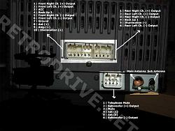 94 LS400 aftermarket head unit working with factory amp ... radio wire harness 