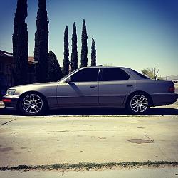 My LS400 On Cut Springs!!! Rides Same As Factory!!! Check It Out!-lexus-after-g35-wheels.jpg