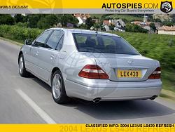 World Exclusive: First real pictures of the 2004 Lexus LS430-3.jpg