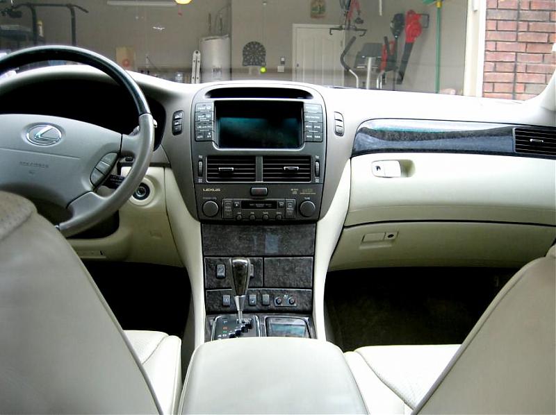 2001 lexus ls430 interior