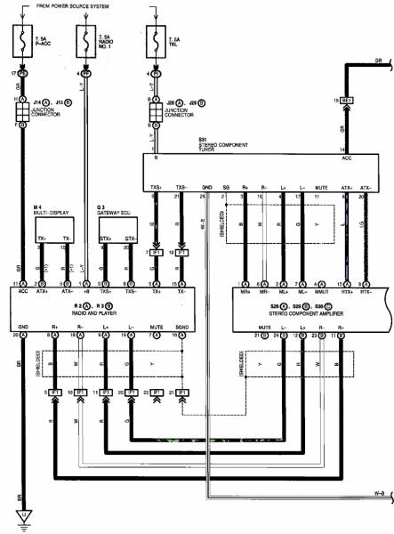 Need Wiring Diagram From Radio Harness - Clublexus