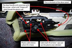 DIY Door inner handle, lock, cable repair 2001 LS430-07-examine-door-handle-unit.jpg