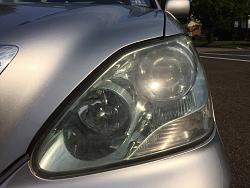 Got one headlamp replaced, now car looks odd. Any way to clean up old one?-before1.jpg
