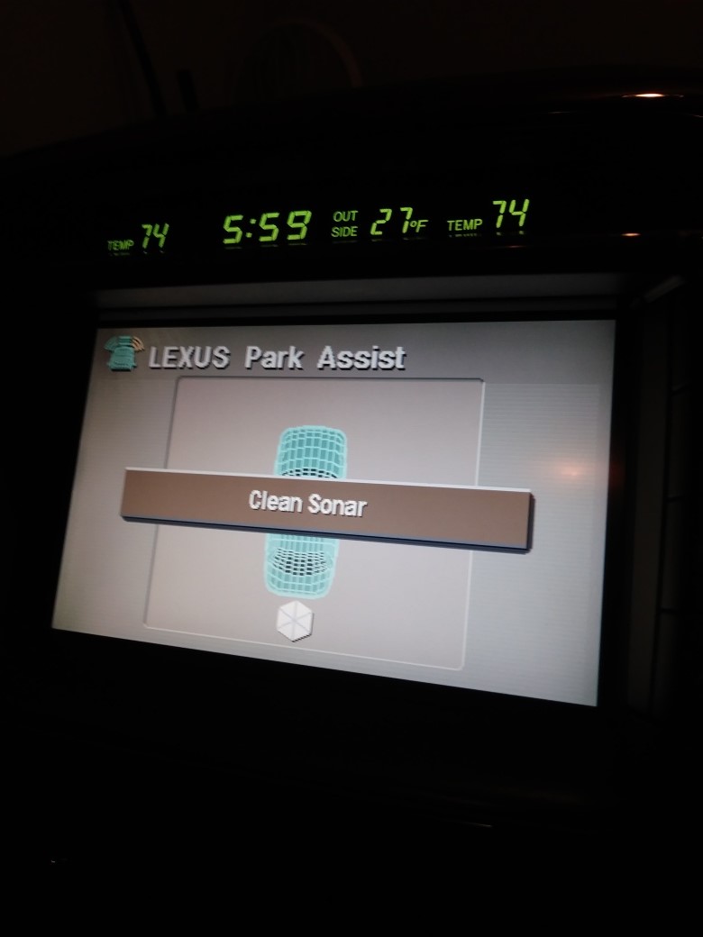 Lexus check sonar