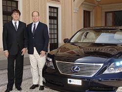 Prince of Monaco takes delivery of LS 600h-1424950782_764e11ca53_o.jpg