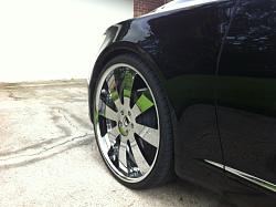 My LS sitting on 24's fixing to under go series mods this weekend :)-1000000025.jpg