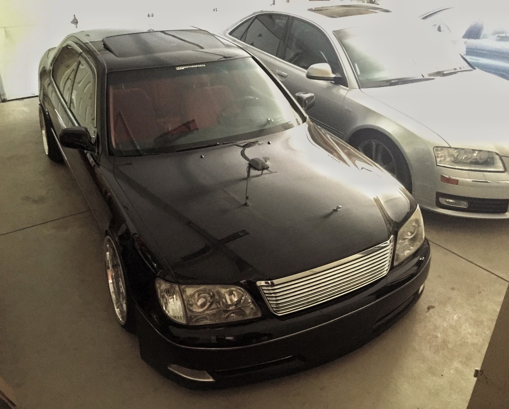 MI 2000 LS400 VIP part out. Red interior, air ride, custom body(or buy