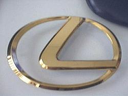 FS: Gold Trunk Emblem Set (L + Lexus) for 1st Gen.-picture-21.jpg