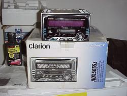 Clarion Double din deck with remote for sale!!-mvc-008f.jpg