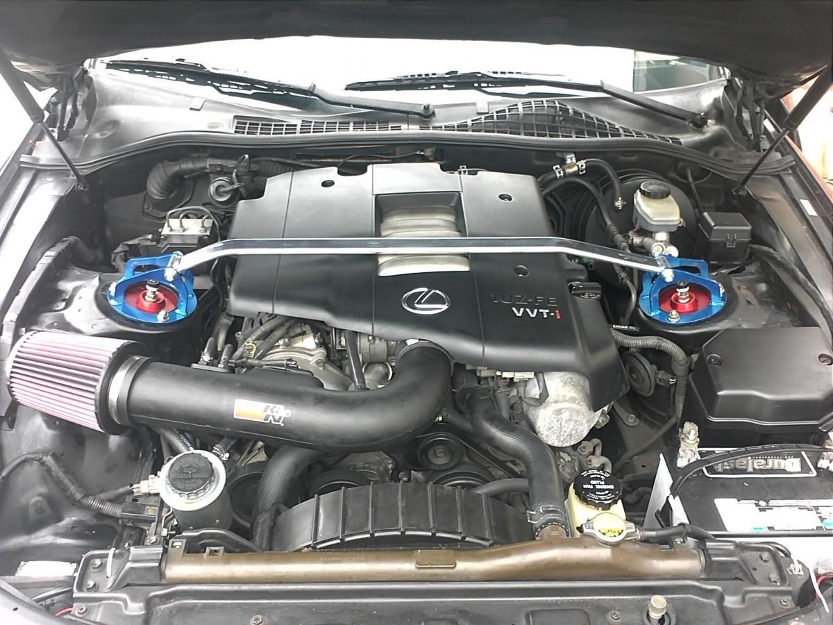 K&N Intake from a GS400 on my SC400, finally its been done with a pic! 