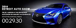 2015 Lexus RC F &quot;Revealed&quot; on Live Stream @ 2014 NAIAS-image.jpg