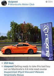 Lexus International Global Media Press Event @Monticello Raceway, NY - Pics and Vids-rc-f-in-ny-9.jpg