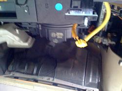 Led upgrades to interior blue light and lighted door sills-glove-box-cover-remove.jpg