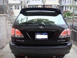 Installed full led tail lights lamps clear-7.jpg