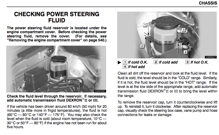 Very Angry Previous Owner Put Power Steering Fluid Clublexus Lexus Forum Discussion