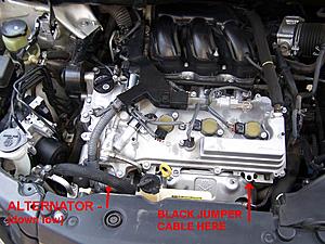 2008 RX350 - Where to connect the black jumper cable in the dead battery car?-07rx-underhood-01.jpg
