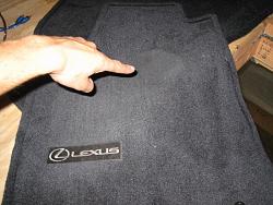 Lexus RX330 floor mats rugs for sale-img_5704.jpg