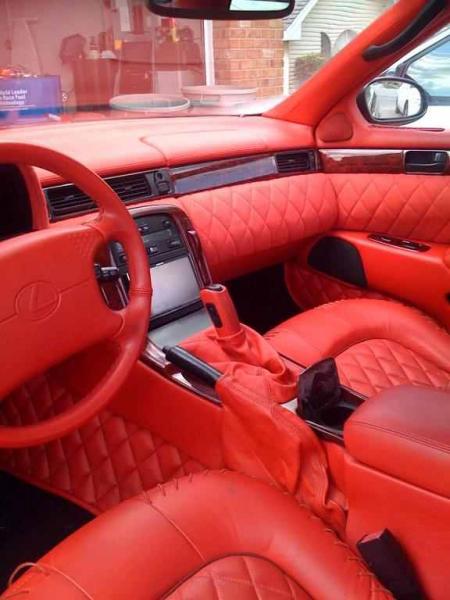 gs300 red interior