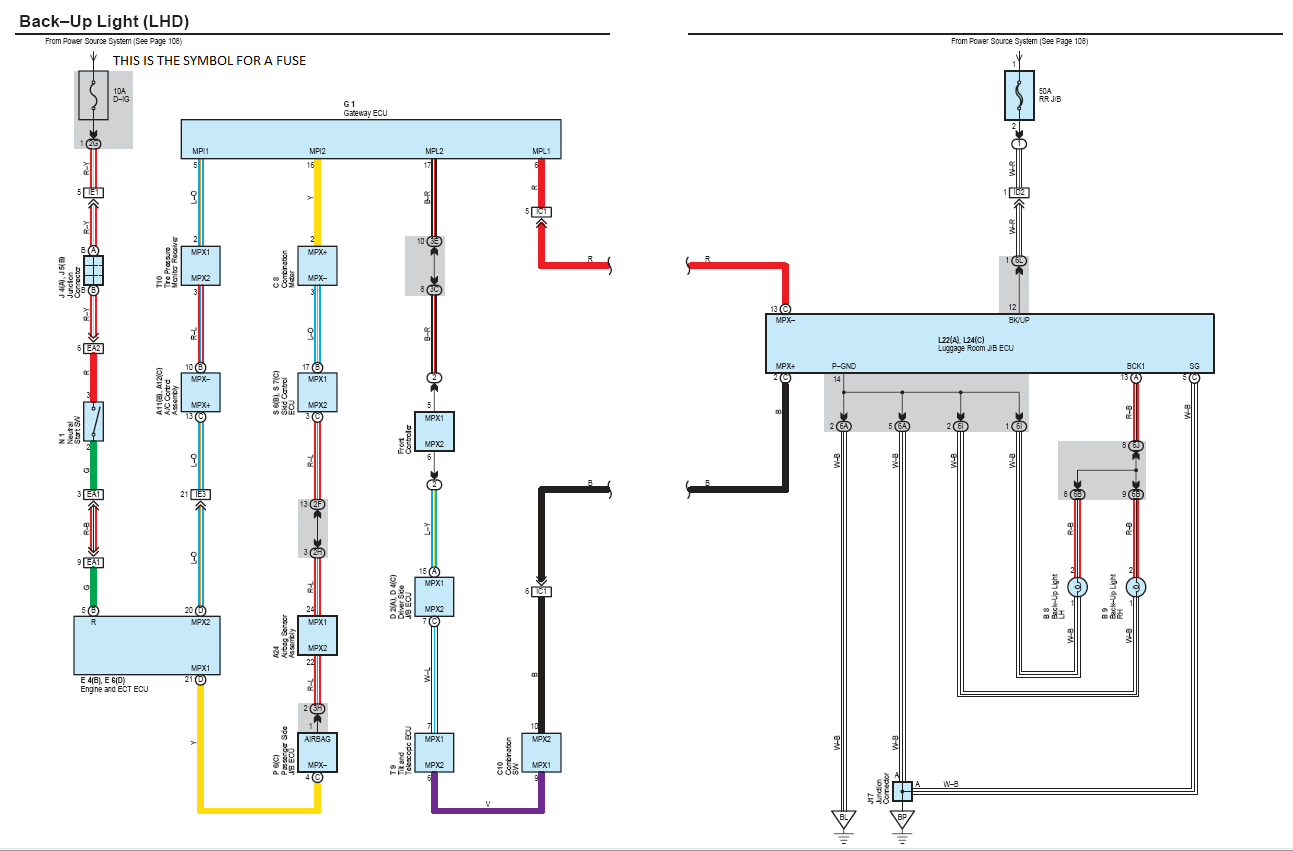 Backup Lights Fuse - Club Lexus Forums lexus is350 headlight wiring diagram 