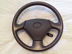 FS: 99-00 SC steering wheel &amp; airbag (tan)-photo-1.jpg