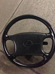 Three PERFECT Steering Wheels. 2 Three Spoke, One Black, One Tan. 1 Four Spoke ,Black-4-spoke.jpg