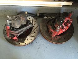 SC300 front brake calipers and drilled/slotted rotors. Only -image.jpg