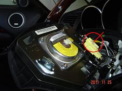 SC430 Driver's Airbag change DIY-airbag-exposed.jpg