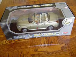 SC 430 1:18 scale model diecast-dsc01279.jpg