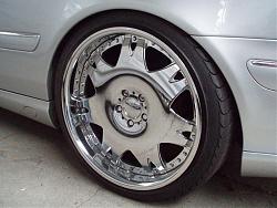 20' Symbolic 3-piece chrome whees/tires (Mercedes W215 CL/W220S class fitment)-leftrear.jpg