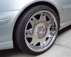 20' Symbolic 3-piece chrome whees/tires (Mercedes W215 CL/W220S class fitment)-rightrear.jpg