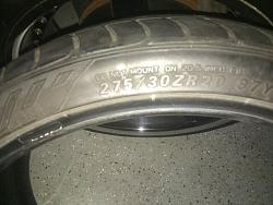 (1) 275/30/20 falken grb tire.. 80% tread remaining -t2.jpg