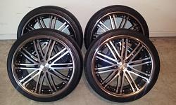 FS: Vossen VVS 082 20&quot; black machined wheels and tires (vouched)-20111128_162640.jpg