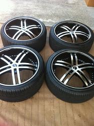 fs/ft: 20&quot; staggered status knight rims w/ tires.. like new: 00-img_7082.jpeg