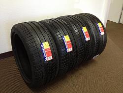 Brand new 245 40 18 2 set tires for sale Michellin PS3 and Pirelli P7-img_1862.jpg
