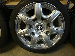 Rare Bentley OEM Mulliner Continental GT 2-piece forged wheels w/tires-good-9.png