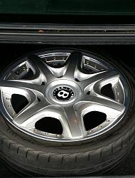 Rare Bentley OEM Mulliner Continental GT 2-piece forged wheels w/tires-good2.jpg