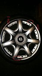 Rare Bentley OEM Mulliner Continental GT 2-piece forged wheels w/tires-imperfections.jpg