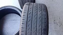 pirelli pzero Nero (2) 245/30 &amp; (2) 275/30 tires 70% tread left 0-20141110_153208.jpg