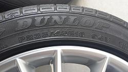 2013 Lexus GS350 OEM 18&quot; Luxury edition 5x114.3 dunlop Tires-20141203_145507.jpg